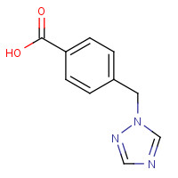 160388-54-5 4-(1,2,4-triazol-1-ylmethyl)benzoic acid chemical structure