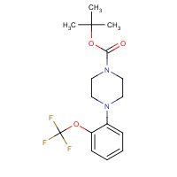 1121596-63-1 tert-butyl 4-[2-(trifluoromethoxy)phenyl]piperazine-1-carboxylate chemical structure