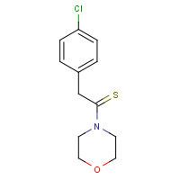 42945-85-7 2-(4-chlorophenyl)-1-morpholin-4-ylethanethione chemical structure