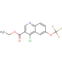 207231-23-0 ethyl 4-chloro-6-(trifluoromethoxy)quinoline-3-carboxylate chemical structure
