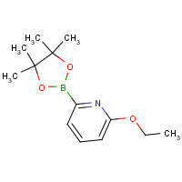 1310385-03-5 2-ethoxy-6-(4,4,5,5-tetramethyl-1,3,2-dioxaborolan-2-yl)pyridine chemical structure