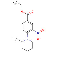 1141473-70-2 ethyl 4-(2-methylpiperidin-1-yl)-3-nitrobenzoate chemical structure