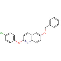 623146-97-4 2-(4-chlorophenoxy)-6-phenylmethoxyquinoline chemical structure