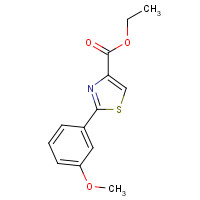 115299-08-6 ethyl 2-(3-methoxyphenyl)-1,3-thiazole-4-carboxylate chemical structure
