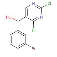1386399-13-8 (3-bromophenyl)-(2,4-dichloropyrimidin-5-yl)methanol chemical structure
