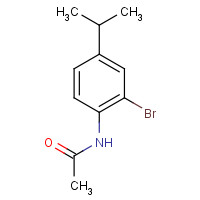 68748-07-2 N-(2-bromo-4-propan-2-ylphenyl)acetamide chemical structure