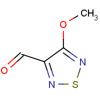 78741-15-8 4-methoxy-1,2,5-thiadiazole-3-carbaldehyde chemical structure