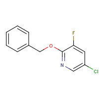 1227622-70-9 5-chloro-3-fluoro-2-phenylmethoxypyridine chemical structure