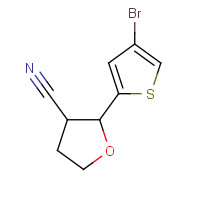 690635-97-3 2-(4-bromothiophen-2-yl)oxolane-3-carbonitrile chemical structure