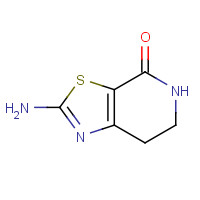 26493-11-8 2-amino-6,7-dihydro-5H-[1,3]thiazolo[5,4-c]pyridin-4-one chemical structure
