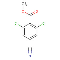 409127-32-8 methyl 2,6-dichloro-4-cyanobenzoate chemical structure