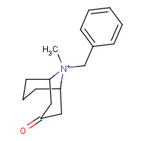 1127117-15-0 9-benzyl-9-methyl-9-azoniabicyclo[3.3.1]nonan-3-one chemical structure