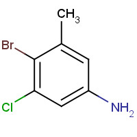 1253907-90-2 4-bromo-3-chloro-5-methylaniline chemical structure