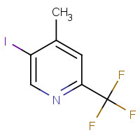 944317-55-9 5-iodo-4-methyl-2-(trifluoromethyl)pyridine chemical structure