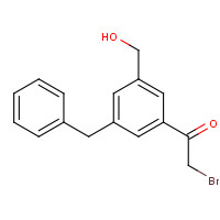 1420469-37-9 1-[3-benzyl-5-(hydroxymethyl)phenyl]-2-bromoethanone chemical structure