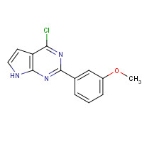 541503-96-2 4-chloro-2-(3-methoxyphenyl)-7H-pyrrolo[2,3-d]pyrimidine chemical structure