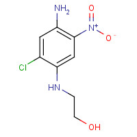 50610-28-1 2-(4-amino-2-chloro-5-nitroanilino)ethanol chemical structure