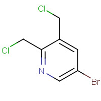 155187-02-3 5-bromo-2,3-bis(chloromethyl)pyridine chemical structure