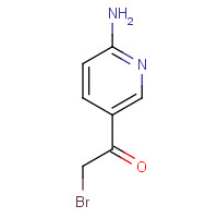 765266-65-7 1-(6-aminopyridin-3-yl)-2-bromoethanone chemical structure