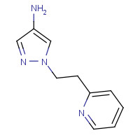 1183259-04-2 1-(2-pyridin-2-ylethyl)pyrazol-4-amine chemical structure