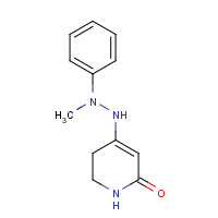 139122-76-2 4-(2-methyl-2-phenylhydrazinyl)-2,3-dihydro-1H-pyridin-6-one chemical structure