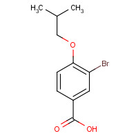 881583-05-7 3-bromo-4-(2-methylpropoxy)benzoic acid chemical structure