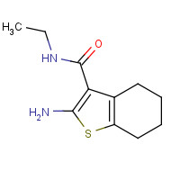 60598-65-4 2-amino-N-ethyl-4,5,6,7-tetrahydro-1-benzothiophene-3-carboxamide chemical structure