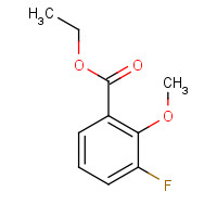 1106304-72-6 ethyl 3-fluoro-2-methoxybenzoate chemical structure