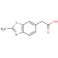 103261-69-4 2-(2-methyl-1,3-benzothiazol-6-yl)acetic acid chemical structure