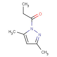 37612-61-6 1-(3,5-dimethylpyrazol-1-yl)propan-1-one chemical structure