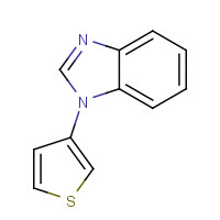 312959-35-6 1-thiophen-3-ylbenzimidazole chemical structure