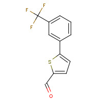 886508-92-5 5-[3-(trifluoromethyl)phenyl]thiophene-2-carbaldehyde chemical structure