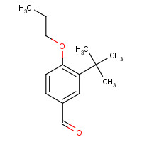 170100-75-1 3-tert-butyl-4-propoxybenzaldehyde chemical structure