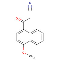 374926-08-6 3-(4-methoxynaphthalen-1-yl)-3-oxopropanenitrile chemical structure