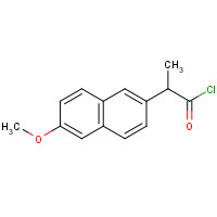 38835-18-6 2-(6-methoxynaphthalen-2-yl)propanoyl chloride chemical structure
