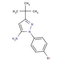 895042-78-1 2-(4-bromophenyl)-5-tert-butylpyrazol-3-amine chemical structure