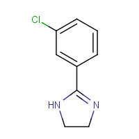 27429-86-3 2-(3-chlorophenyl)-4,5-dihydro-1H-imidazole chemical structure