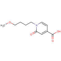 1203544-07-3 1-(4-methoxybutyl)-2-oxopyridine-4-carboxylic acid chemical structure
