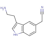 148458-97-3 2-[3-(2-aminoethyl)-1H-indol-5-yl]acetonitrile chemical structure