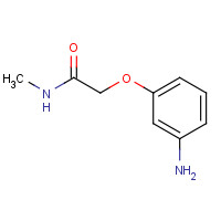 575479-85-5 2-(3-aminophenoxy)-N-methylacetamide chemical structure