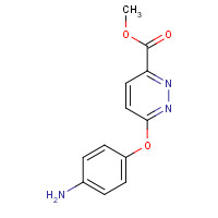 1179015-67-8 methyl 6-(4-aminophenoxy)pyridazine-3-carboxylate chemical structure