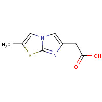 1181373-40-9 2-(2-methylimidazo[2,1-b][1,3]thiazol-6-yl)acetic acid chemical structure