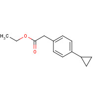 40641-92-7 ethyl 2-(4-cyclopropylphenyl)acetate chemical structure