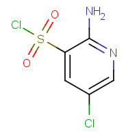 163137-45-9 2-amino-5-chloropyridine-3-sulfonyl chloride chemical structure