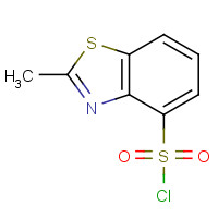 5036-85-1 2-methyl-1,3-benzothiazole-4-sulfonyl chloride chemical structure