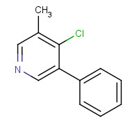 727429-31-4 4-chloro-3-methyl-5-phenylpyridine chemical structure