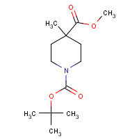 724790-59-4 1-O-tert-butyl 4-O-methyl 4-methylpiperidine-1,4-dicarboxylate chemical structure