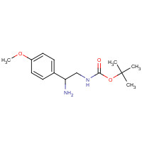 912762-82-4 tert-butyl N-[2-amino-2-(4-methoxyphenyl)ethyl]carbamate chemical structure