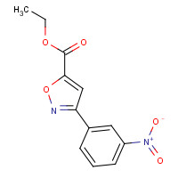 383894-06-2 ethyl 3-(3-nitrophenyl)-1,2-oxazole-5-carboxylate chemical structure
