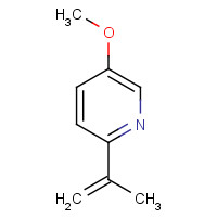 1196074-22-2 5-methoxy-2-prop-1-en-2-ylpyridine chemical structure